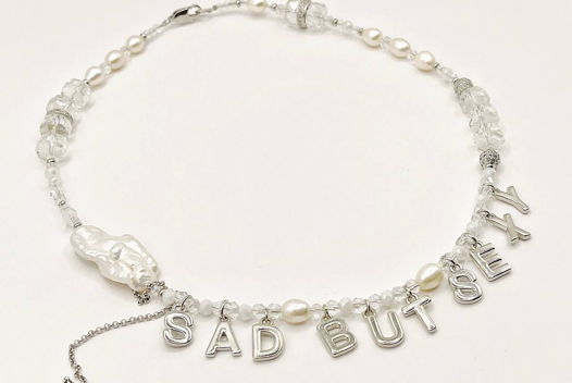 Колье с натуральным жемчугом SAD BUT SEXY
