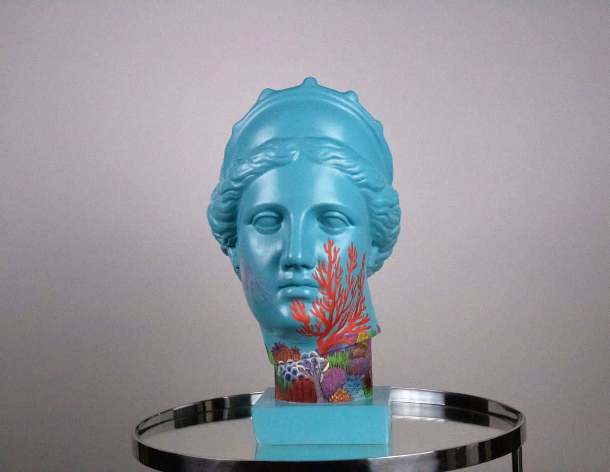 Гипсовая скульптура Венеры Капуа, 20х29х40 см