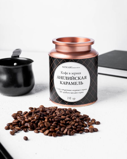 Кофе в зёрнах с ароматом карамели Semari Delicious