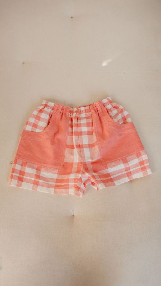 Розовые Клетчатые Шорты/Pink Checkered Shorts