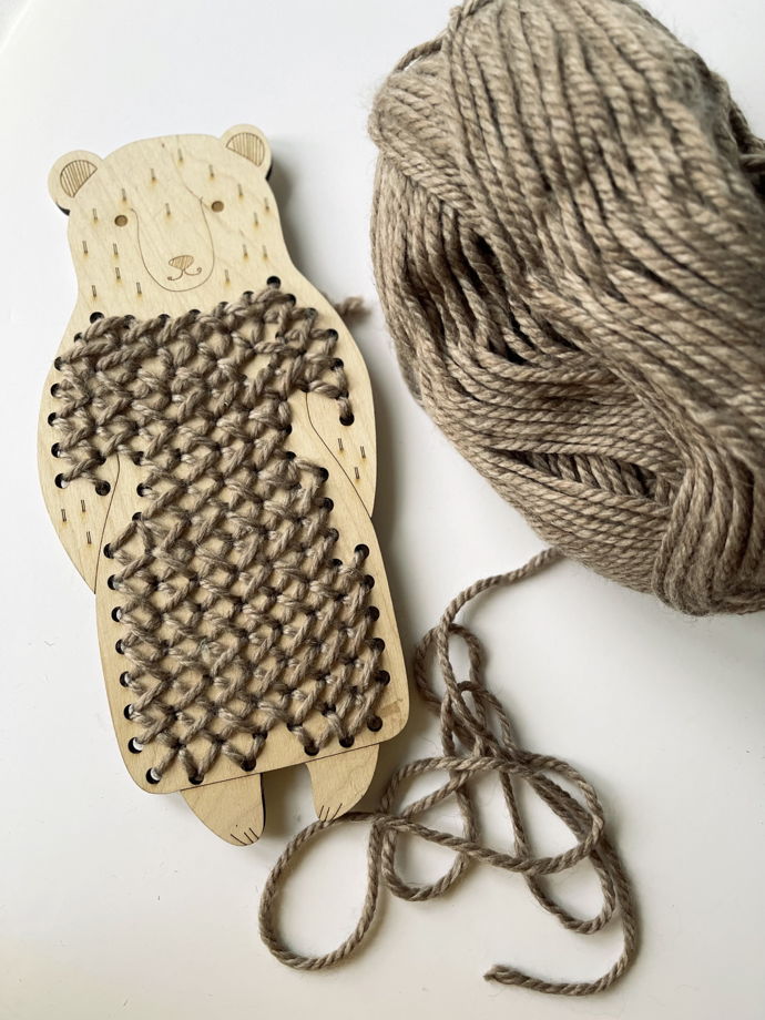 Творческий набор "Три медведя" из натуральных материалов