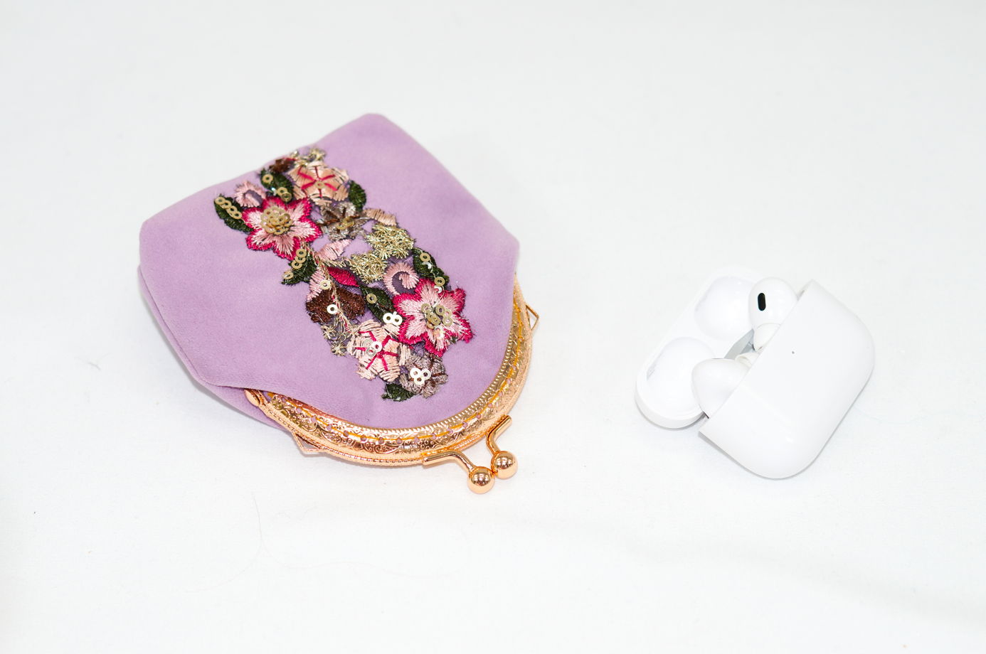 Женский кошелек велюр