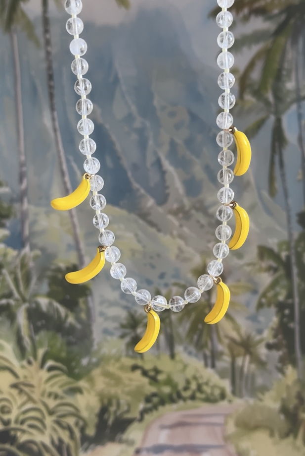 Колье BANANAS с горным хрусталем