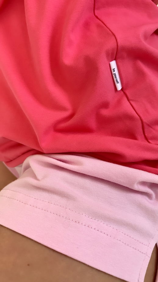 Легкие нежно-розовые шорты