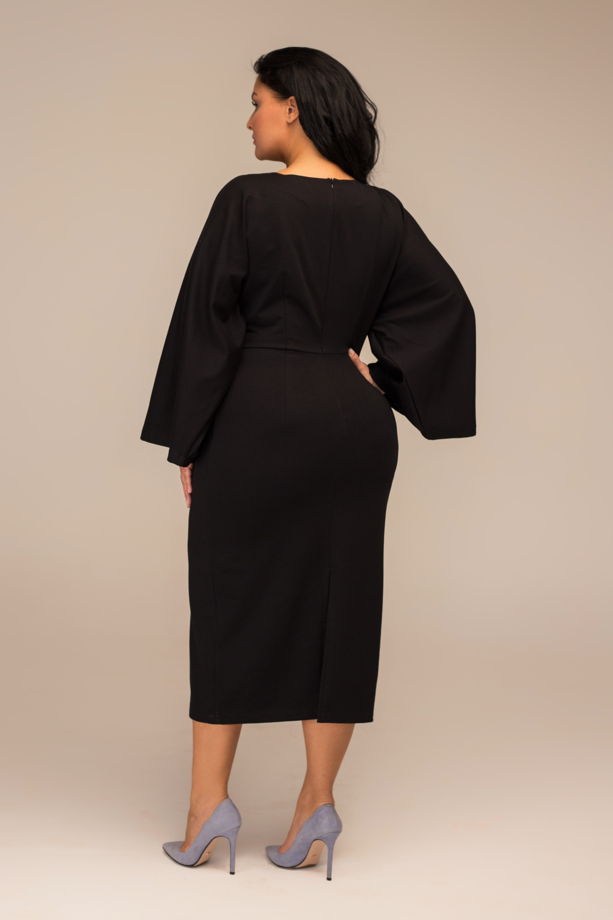 Черное платье KIMONO