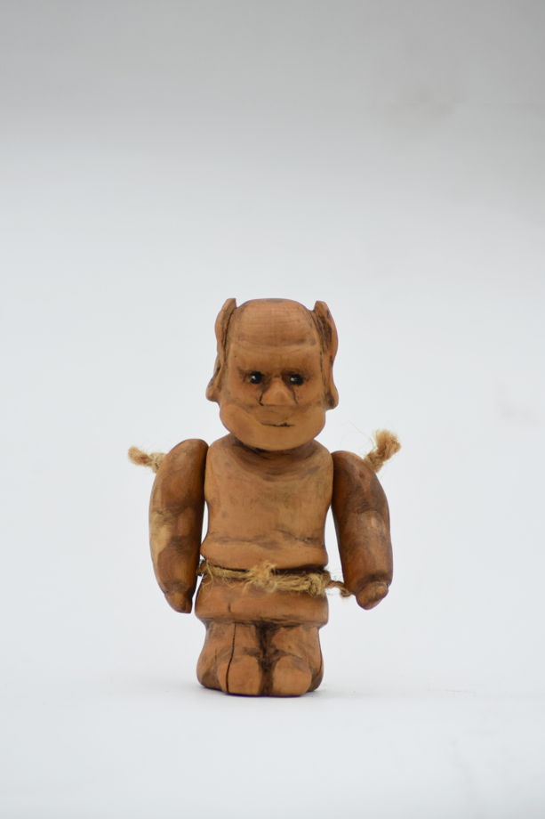 Деревянная интерьерная кукла дед Лесовик