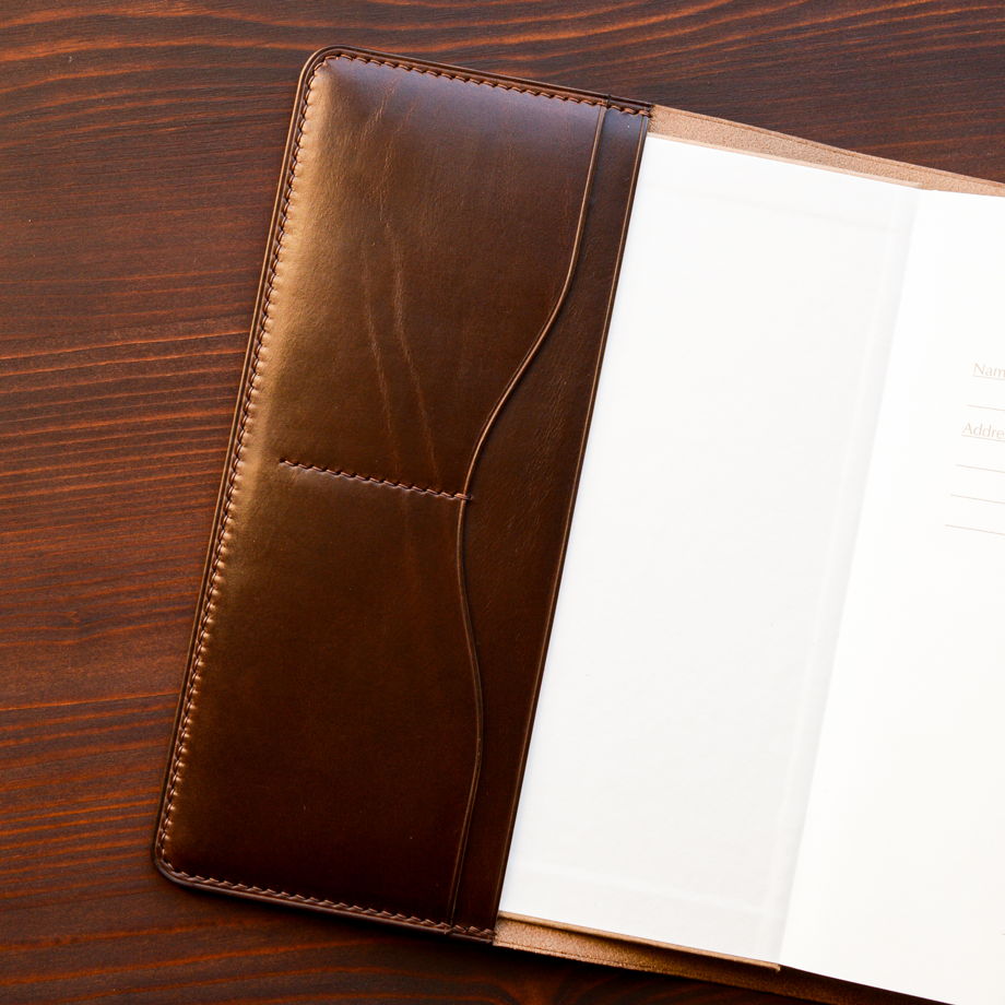 Ежедневник А5 из кожи Horween Brown, ручной работы, блокнот
