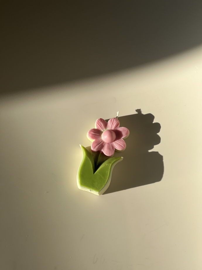Свеча интерьерная цветок
