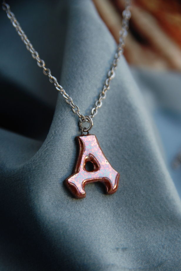 Буквы-буквицы керамические ручной работы Д, Е, И, К, Л, М, С