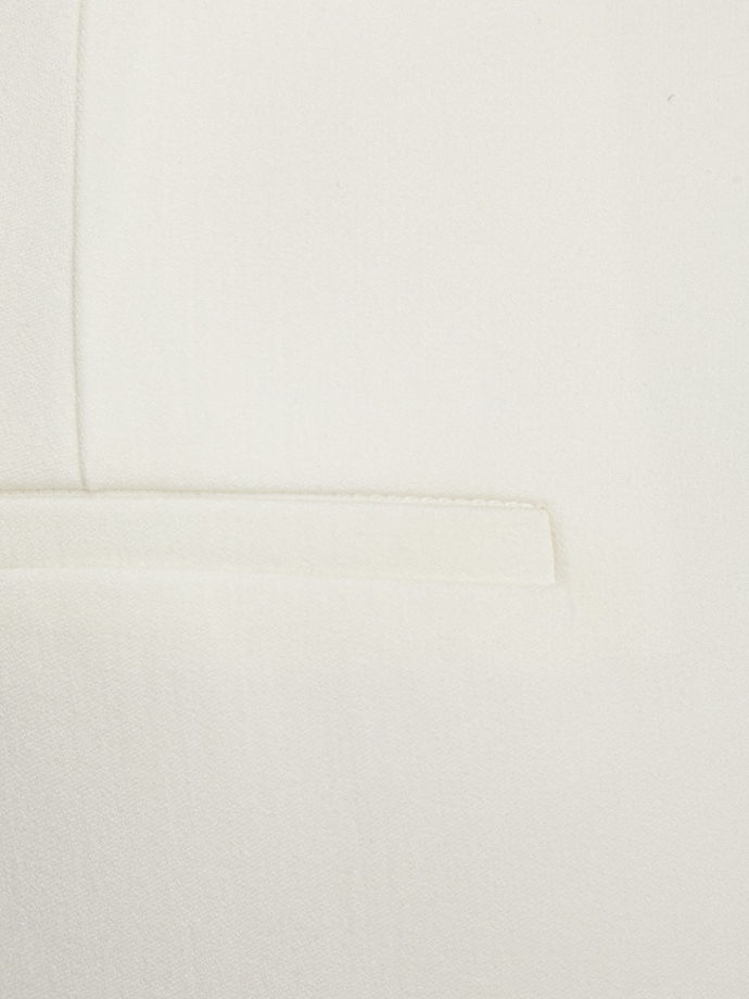 Брюки клеш, белый