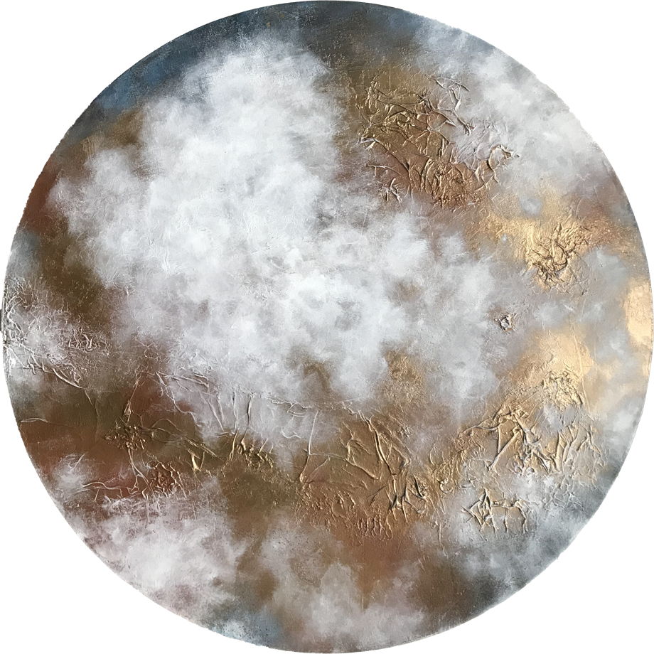 Интерьерная декоративная  картина "Туманная планета"