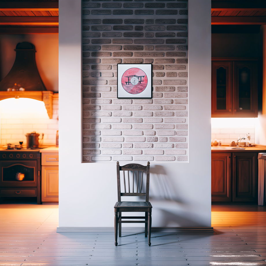 Зрительный’ А3 Архитектурная абстракция Виниловая пластинка