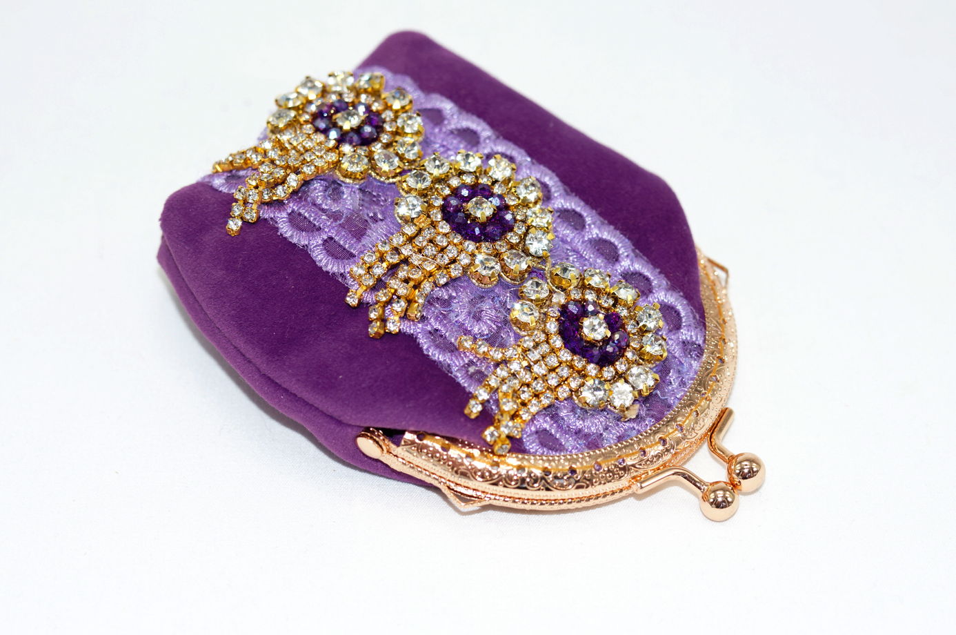 Женский кошелек велюр