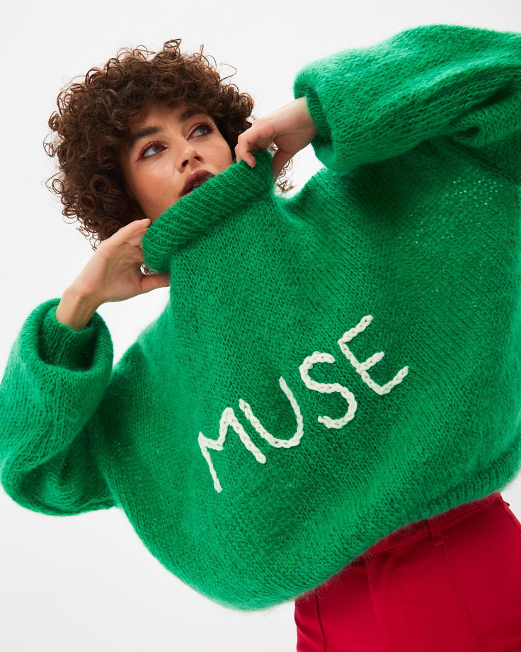 Свитер «Muse» зелёный