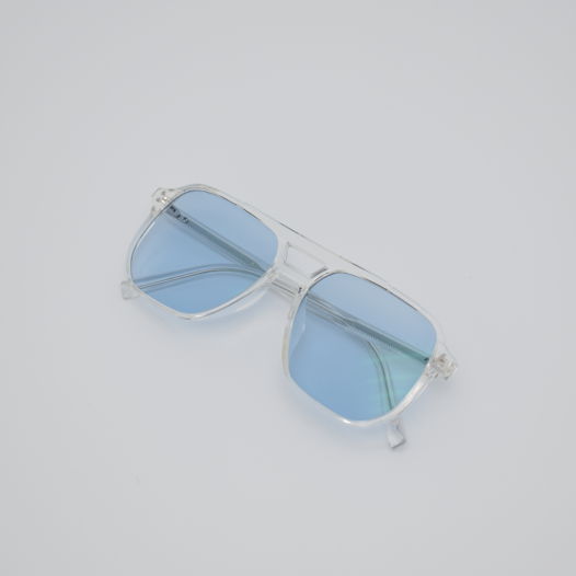Фотохромные имиджевые-солнцезащитные очки YURA | Голубое затемнение 30% | Двухстороннее антибликовое покрытие