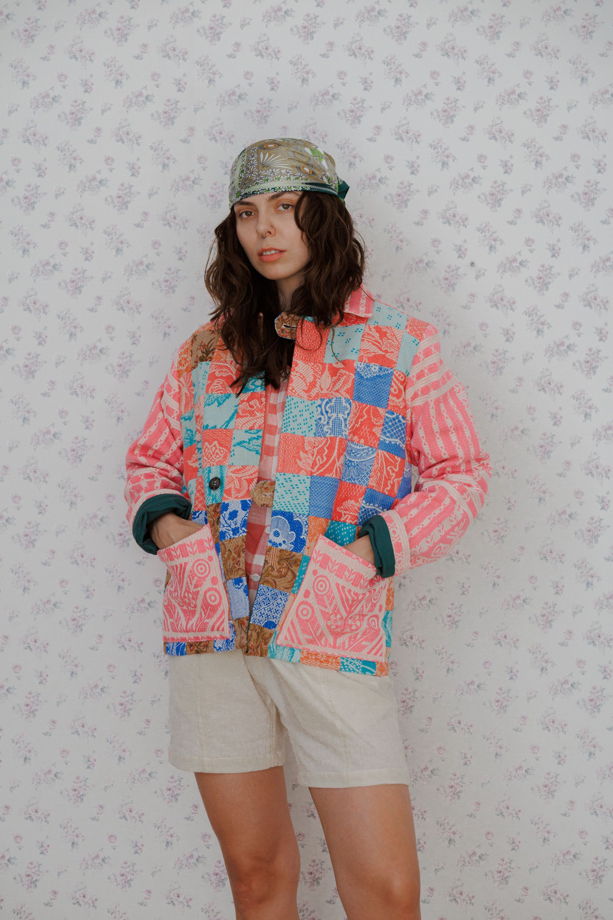 Куртка с Розовой Кокеткой 2/Pink Yoke Jacket 2