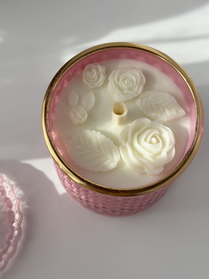 Ароматическая свеча «Богемская роза»