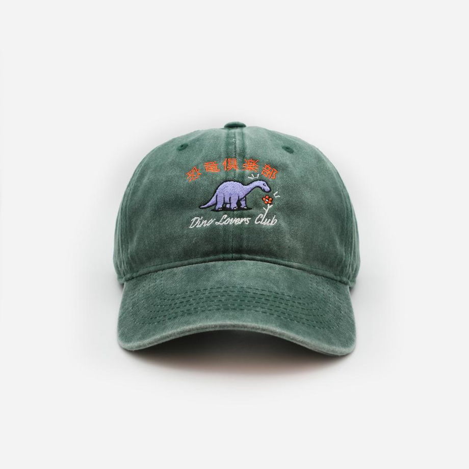 КЕПКА DINO LOVERS CLUB WASHED FLOWER ЗЕЛЕНАЯ