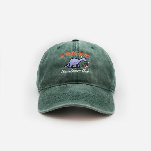 КЕПКА DINO LOVERS CLUB WASHED FLOWER ЗЕЛЕНАЯ