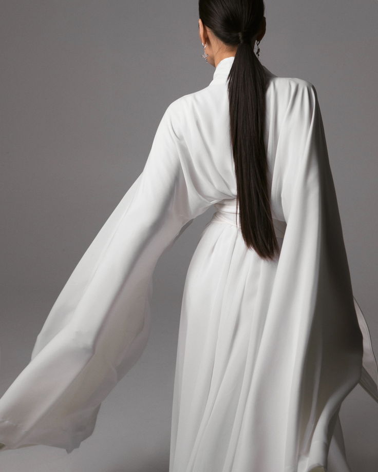Двойное кимоно трансформер + широкий пояс от «Wings by Nashika».