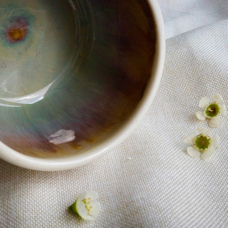 Чашка "Инжир" ручной работы без ручки, 150 мл