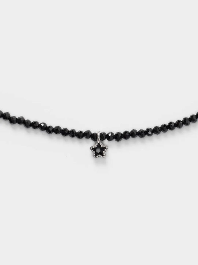 Браслет из натуральных камней со звездочкой