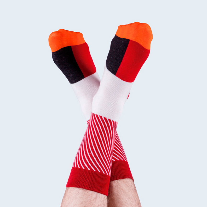 Носки в форме роллов DOIY Maki Tuna Roll Socks
