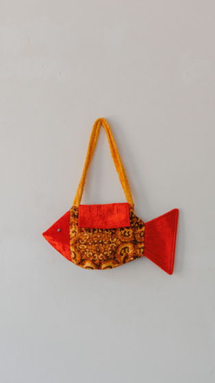 Сумка-Рыба Пэчворк 6/Patchwork Fish Bag 6