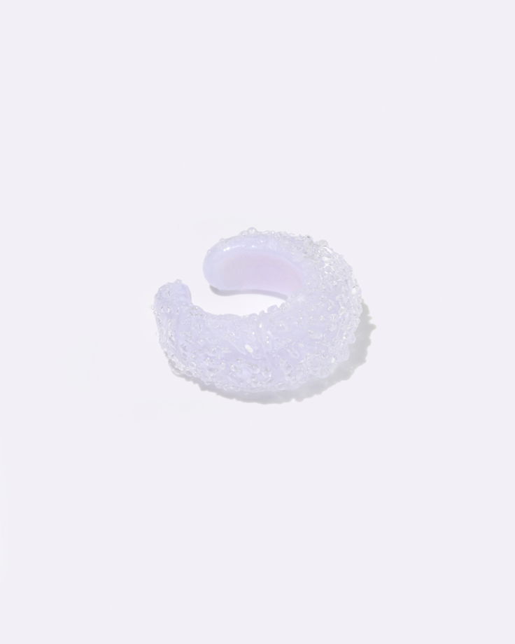 Кафф из стекла Sour Glaze Текстурный Сиреневый Жемчуг