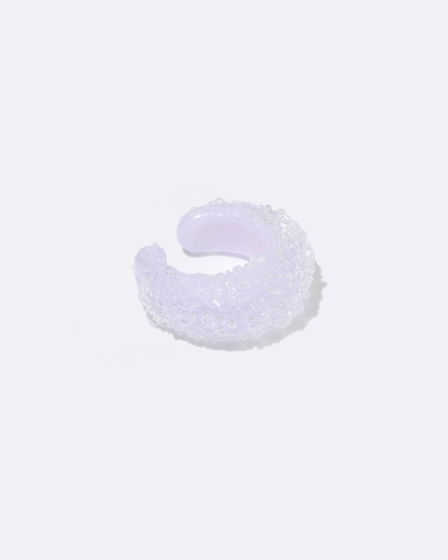 Кафф из стекла Sour Glaze Текстурный Сиреневый Жемчуг