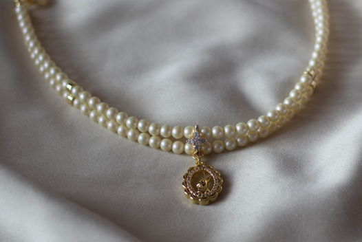 Колье-чокер из жемчуга Майорка