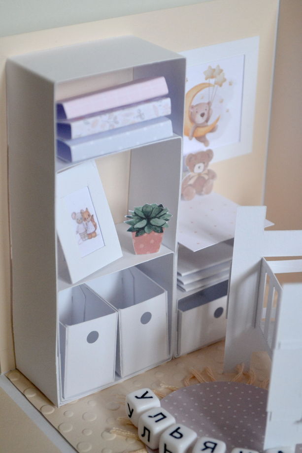 Подарочная коробочка "Детская комната в миниатюре"