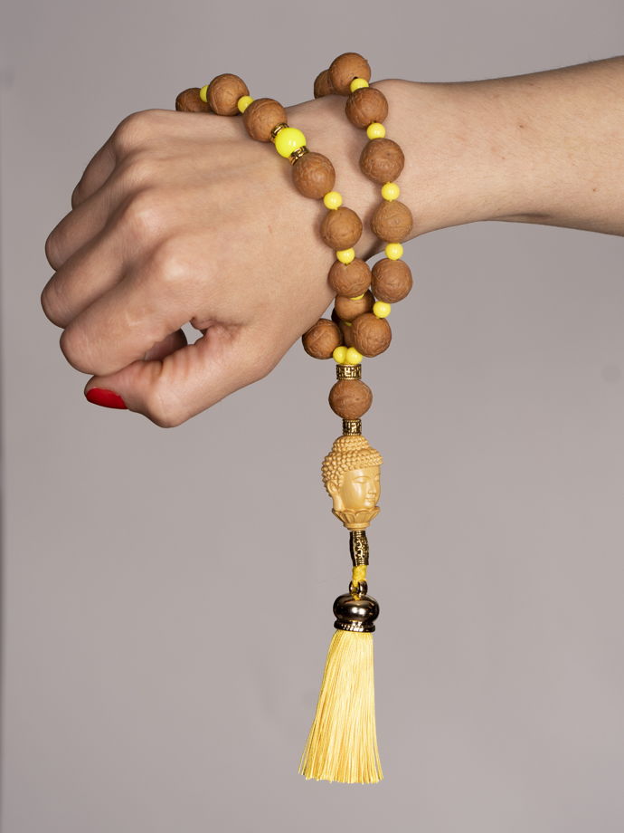 Чётки ручной работы из семян дерева бодхи для обретения гармонии и способности к медитации