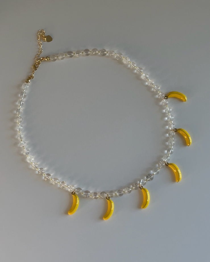 Колье BANANAS с горным хрусталем