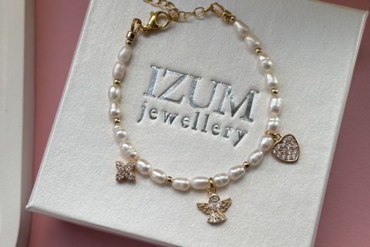 Браслет из жемчуга  Angel