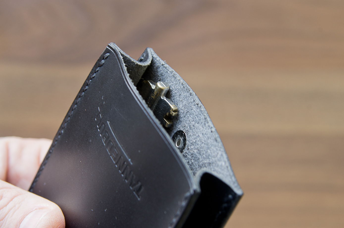 ключница из натуральной кожи BUTTERO - Черный