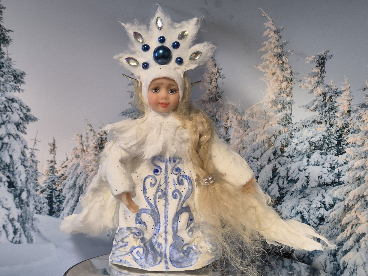 Ватная игрушка.  Царевна Лебедь