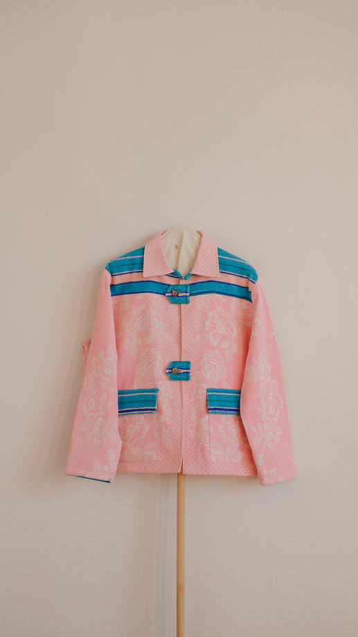Пиджак Розовый в Полоску/Striped and Pink Jacket