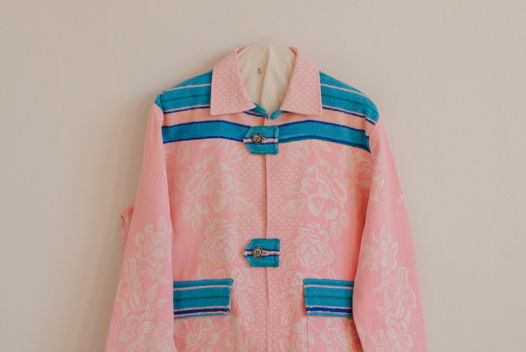 Пиджак Розовый в Полоску/Striped and Pink Jacket
