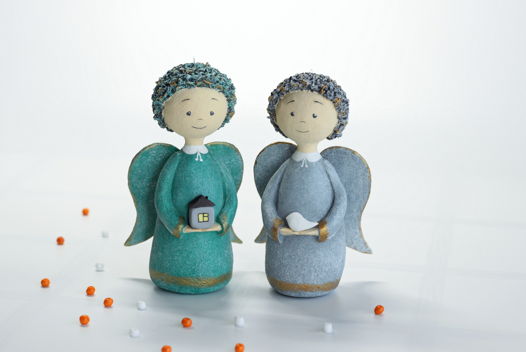 декоративные фигурки "Ангелочки" 2 шт.