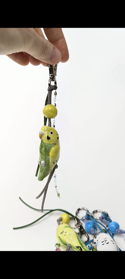 Обвес на сумку волнистый попугай