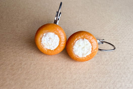 Серьги с ватрушками
