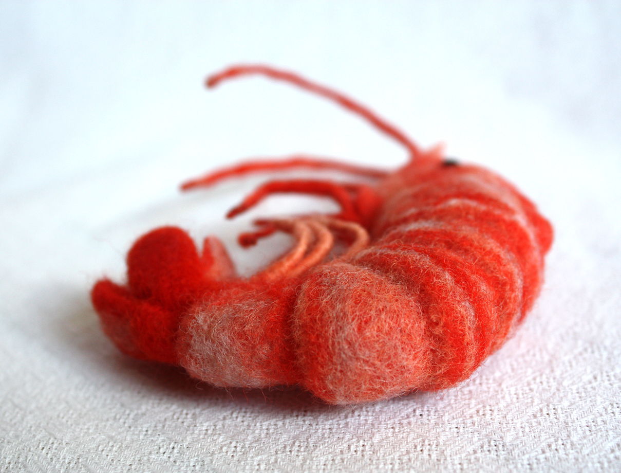 Shrimp friend, креветка, игрушка ручной работы