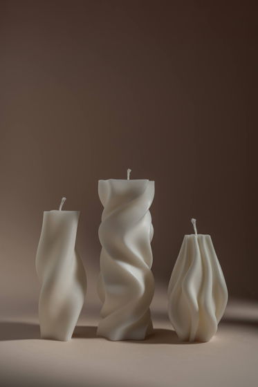 Набор формовых свечей ручной работы "Gleam"