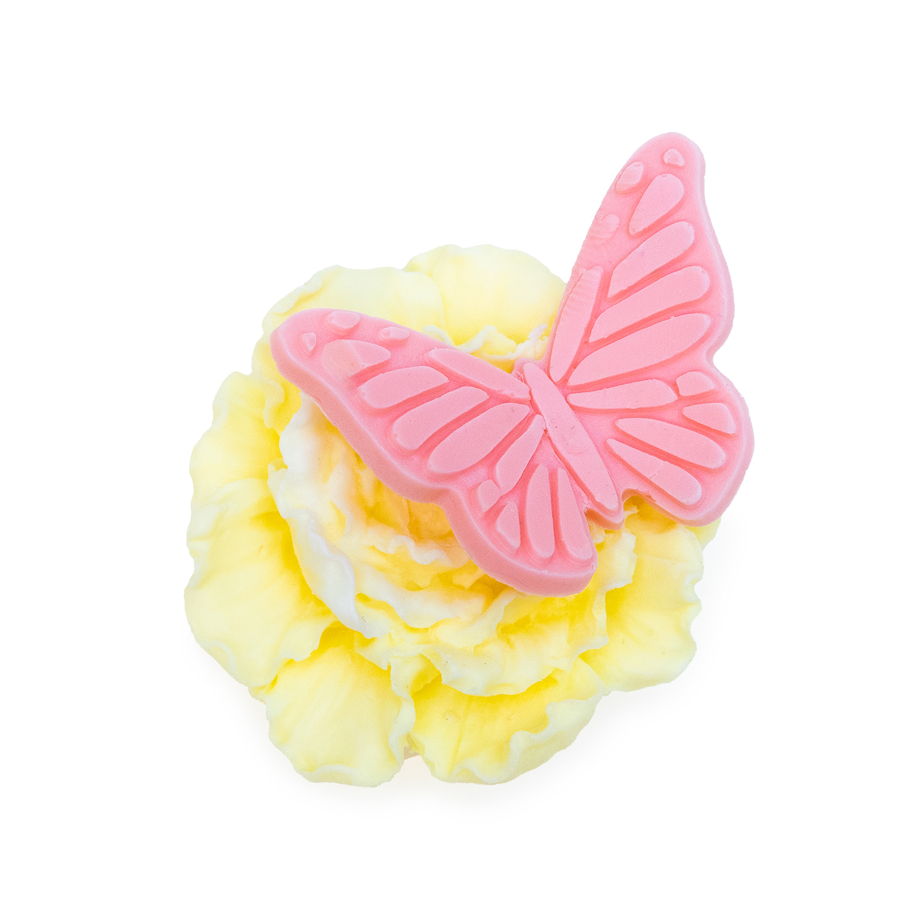Мыло сувенирное "Бабочка на цветке"