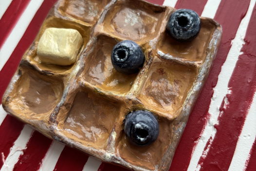 Интерьерная картина «Венская вафля» ручной работы