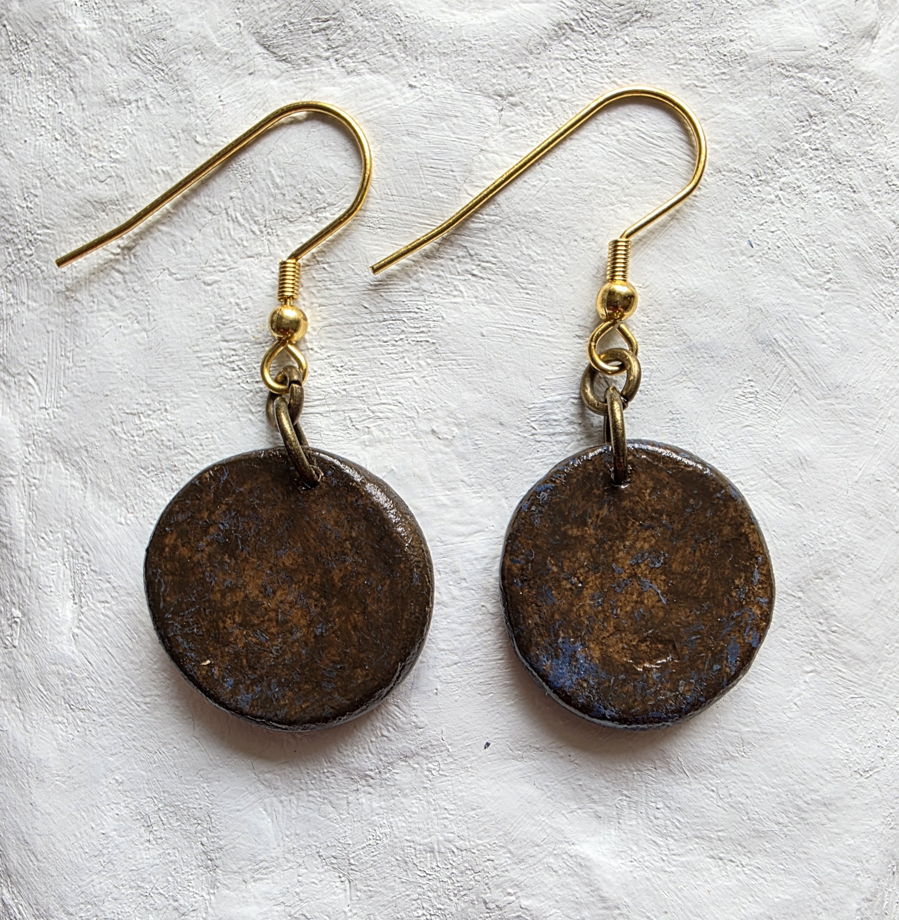 Серьги "Озёра лавы"