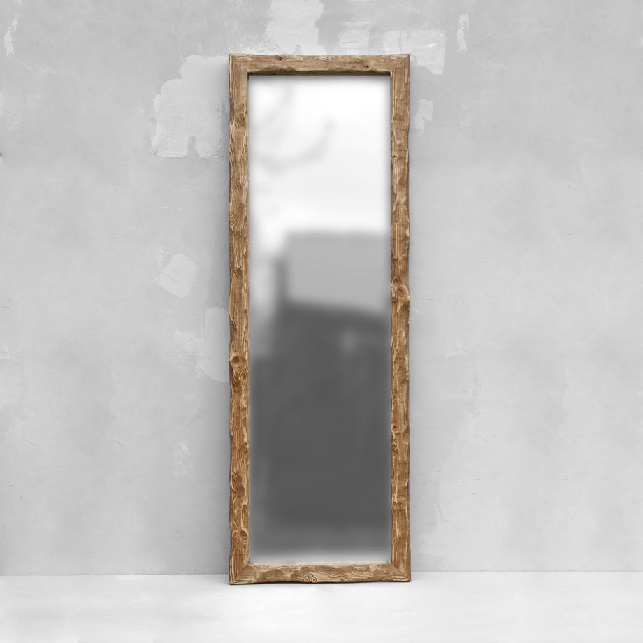 Зеркало в деревянной раме Cube_L Дуб