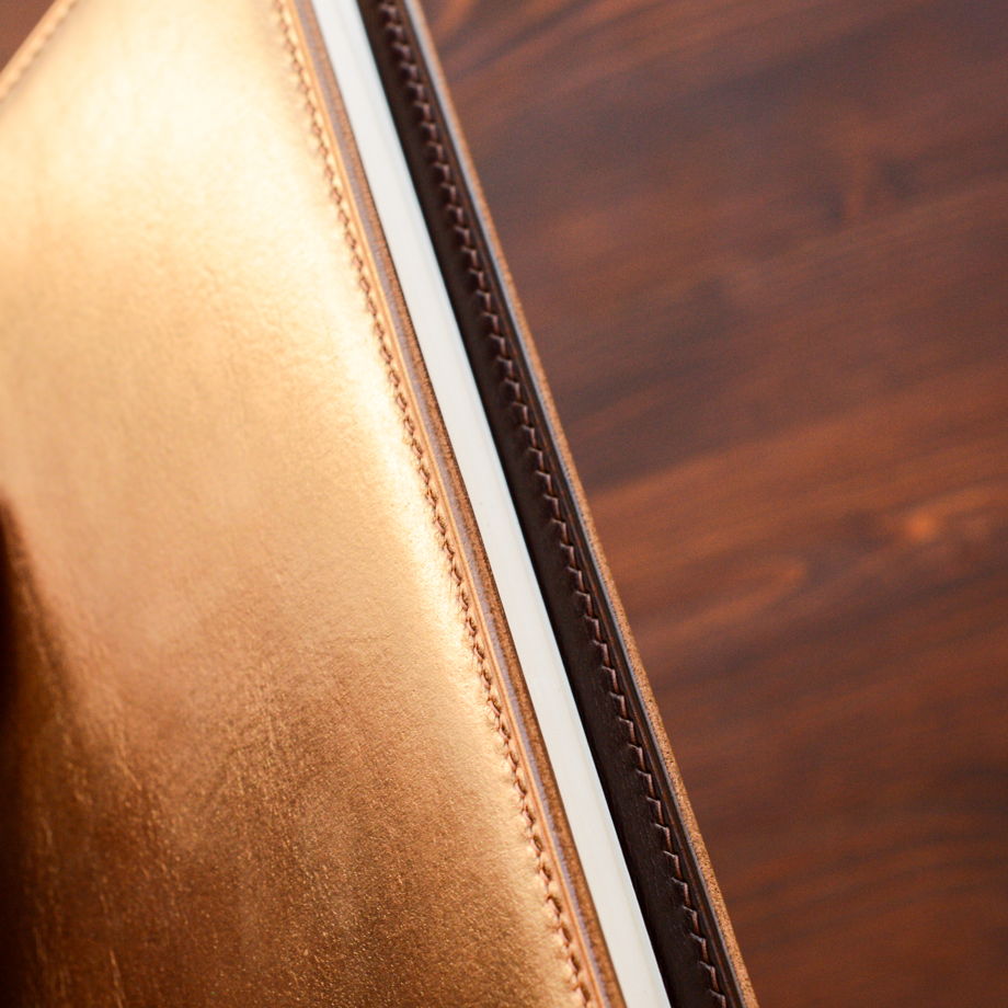 Ежедневник А5 из кожи Horween Brown, ручной работы, блокнот