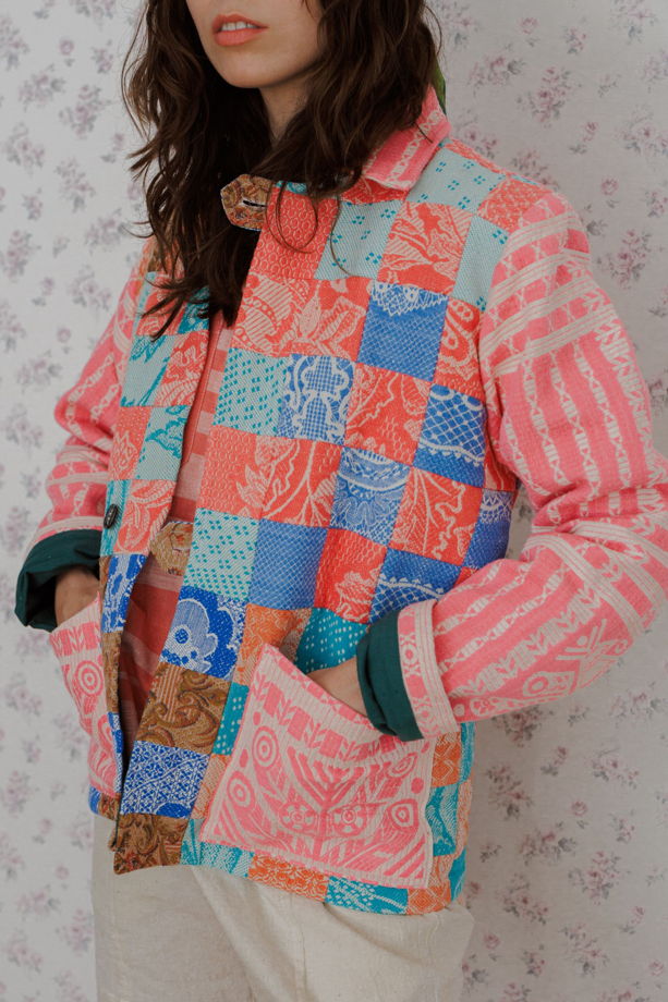 Куртка с Розовой Кокеткой 2/Pink Yoke Jacket 2